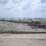excavation of the phosphogypsum plate