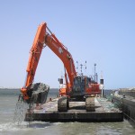 Excavation sous l’eau