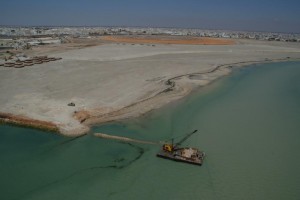 Réalisation des ouvrages de protection de la côte