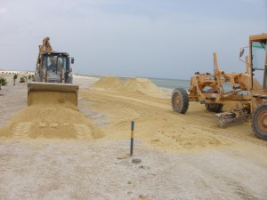Travaux de préparation de la saison estival