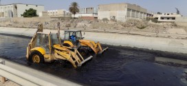 Excavation and cleaning of drainage canals in the project Taparura